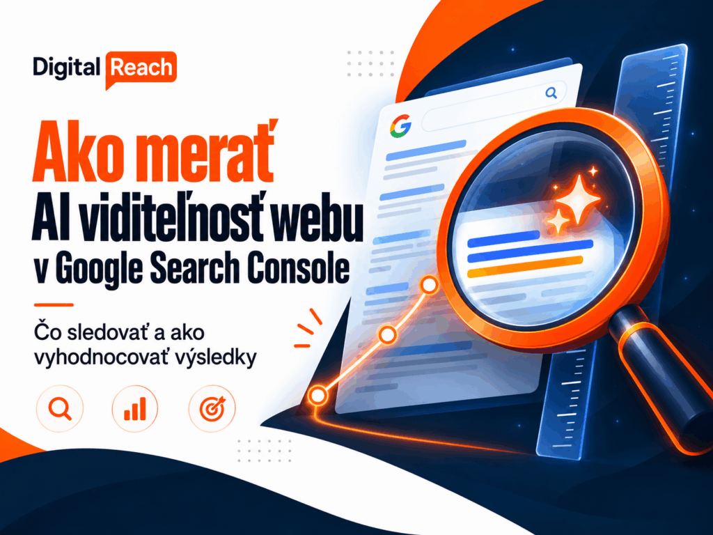 Vedeli ste, že Google Search Console už dokáže sledovať aj AI viditeľnosť vášho webu? Google totiž čoraz častejšie odpovedá na otázky pomocou umelej inteligencie. Pre firmy a e-shopy je preto dôležité vedieť, či sa ich stránky zobrazujú v AI odpovediach. V Google Search Console teraz nájdete nový report, ktorý sleduje zobrazenia odkazov na váš web v Google AI Overviews a AI Mode. Zistíte, ktoré stránky získavajú najväčšiu viditeľnosť, v akých krajinách sa zobrazujú a ako sa výsledky menia v čase. Pozor však, AI zobrazenia neznamenajú automaticky návštevy webu. Ako tento report nájsť a správne vyhodnocovať? Celý postup nájdete v našom článku na DigitalReach.sk.